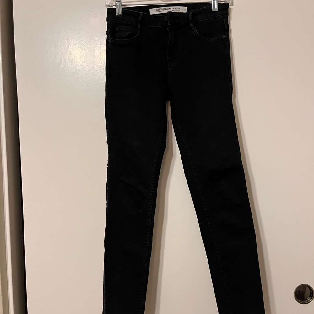 Zara size 4 Trafalac black skinny jeans